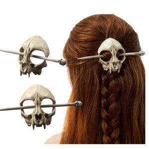 Cat Skull Hair Stick